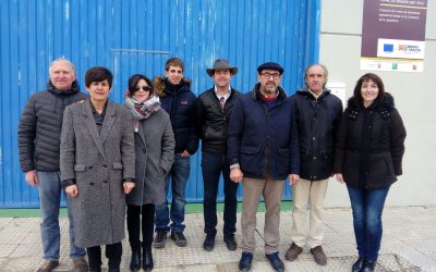 La Comarca Comunidad de Teruel y el Grupo Leader Adricte se interesan por el modelo de los viveros agroalimentarios de Adecuara