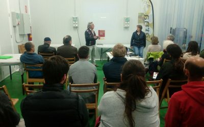 La formación complementa la actividad en los viveros de Adecuara en Jaca y Biescas