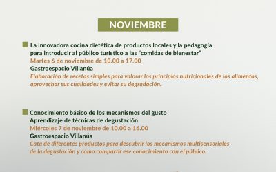 TABLÓN DE ANUNCIOS. Acciones formativas “Hecho en los Pirineos” en el Gastroespacio de Villanúa