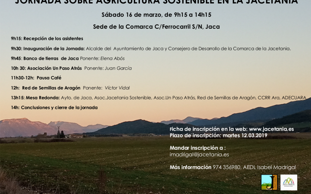 Jornada sobre Agricultura Sostenible en la Jacetania
