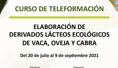 Curso de teleformación: Elaboración de derivados lácteos ecológicos de vaca, oveja y cabra